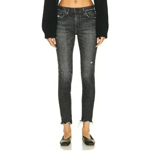Moussy Vintage MV Checotah Skinny in Black Size 28 - Picture 1 of 10